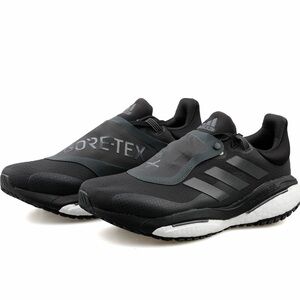 Adidas Solar Glide 5 Black and White GORE-TEX Running Shoes US 7.5